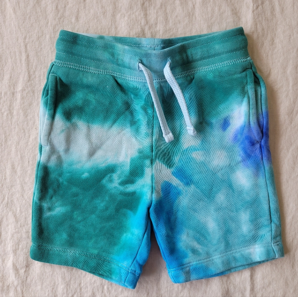 Baby Gap Tie-Dye Blue and Green Shorts 3T